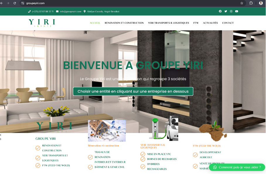 CREATION DE SITE